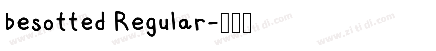 besotted Regular字体转换